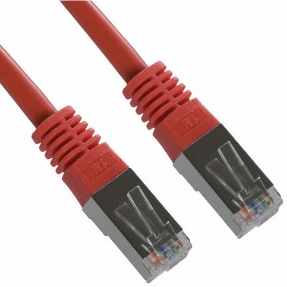 A-MCSP-80050/R Cable Modular Plug to Plug 8p8c (RJ45, Ethernet) 16.40' (5.00m) Shielded : RoHS