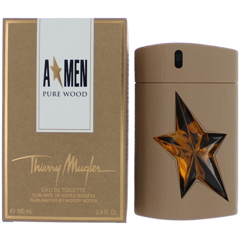 A MEN PURE WOOD * Thierry Mugler 3.4 oz / 100 ml Eau De Toilette