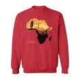 thumbnail image 1 of A Man And A Woman Silhouette Sweatshirt Men -Image by Shutterstock, Male 3X-Large, 1 of 4