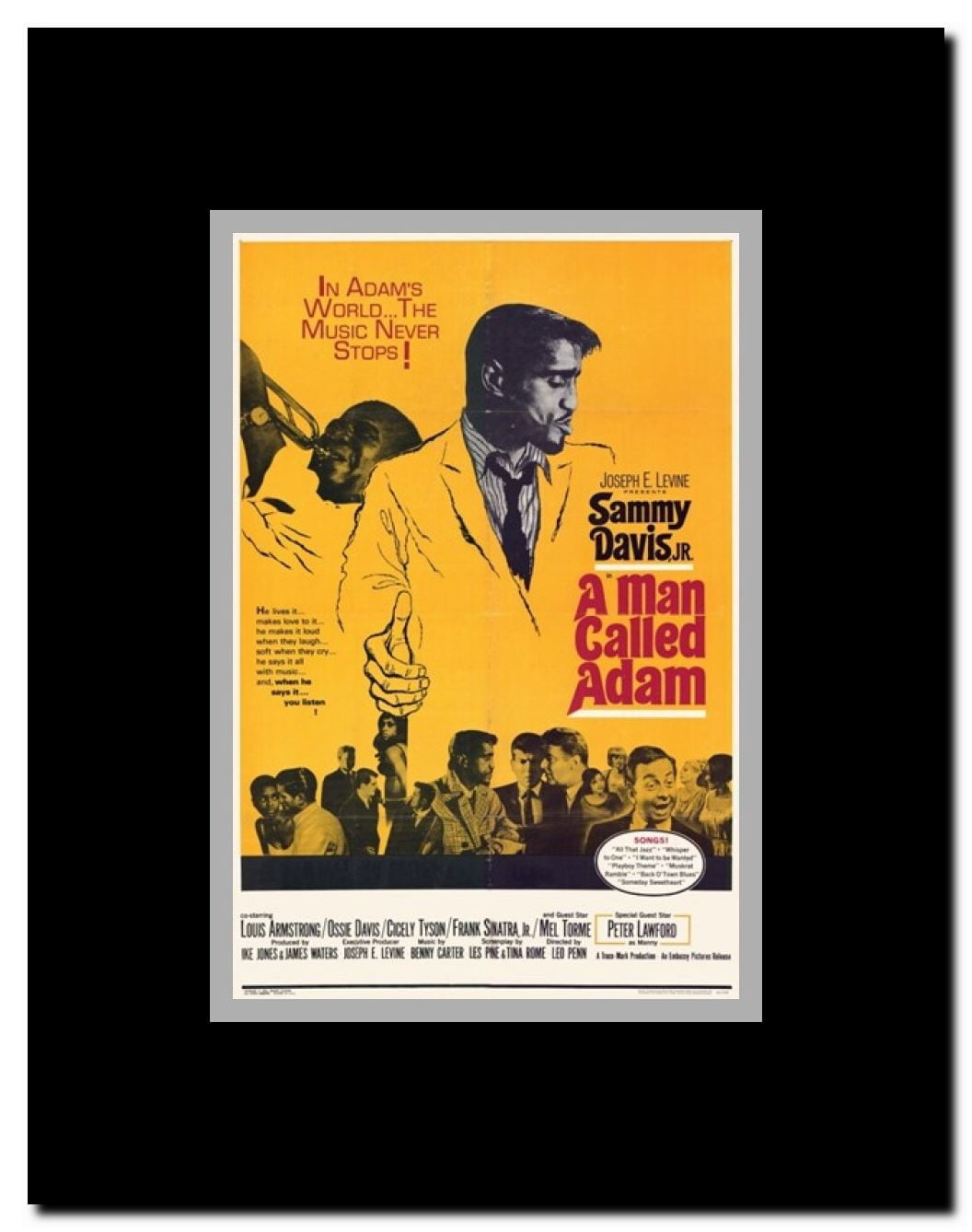 A Man Called Adam Framed Movie Poster