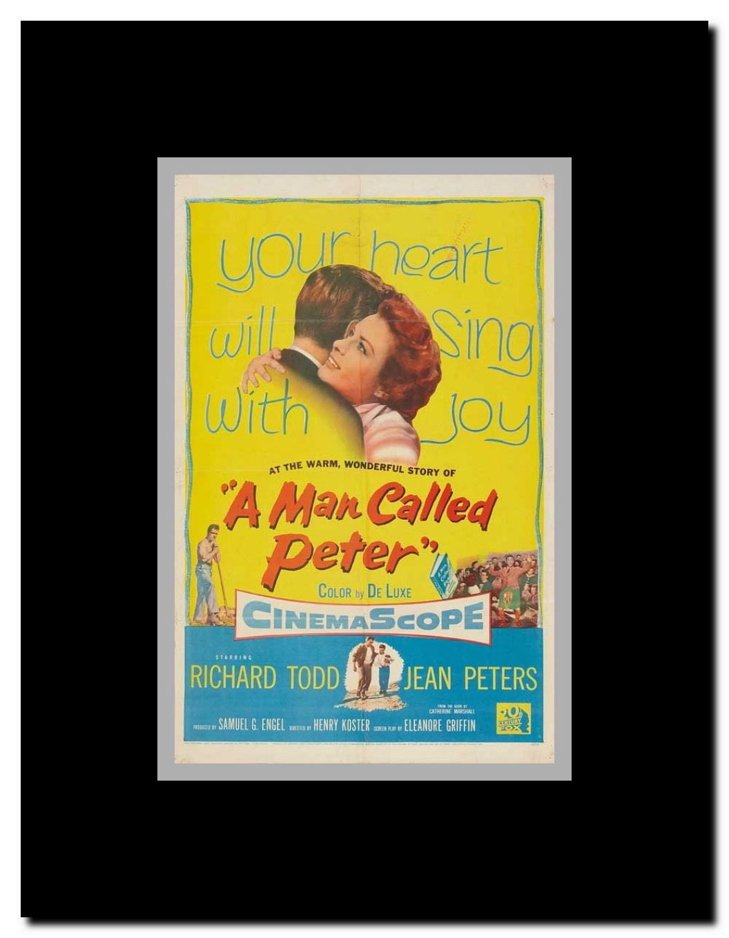 A Man Called Peter Framed Movie Poster