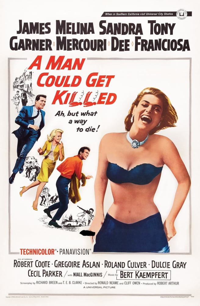 A Man Could Get Killed U Canvas Art - (24 x 36)