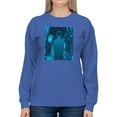 thumbnail image 1 of A Man In A City Sweatshirt Women -Smartprints Designs, Female Medium, 1 of 4