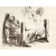 thumbnail image 1 of A Man In Stocks. From The Illustrated Library Shakspeare Published London 1890. Poster Print, 1 of 3