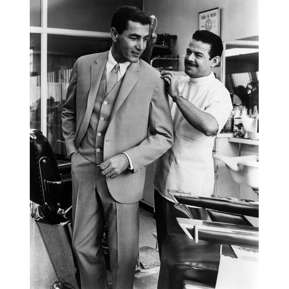 A Man Models A Suit Designed By Andrew Pallack History (18 x 24)