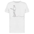 thumbnail image 1 of A Man Painting In The Air Tee Men's -Image by Shutterstock, 1 of 2