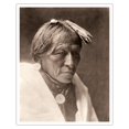 thumbnail image 1 of A Man of Taos - The North American Indians - Vintage B&W Historical Photograph by Edward S. Curtis c.1905 - Fine Art Matte Paper Print (Unframed) 16x20in, 1 of 4