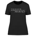 thumbnail image 1 of A Man Who Wont Die For Someting Women's T-shirt, 1 of 2