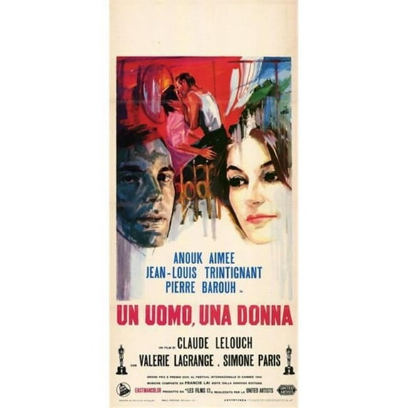 A Man and a Woman Movie Poster (11 x 17)