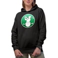 thumbnail image 1 of A Man or Male Golf Player, Golfing or Golfer Themed Merch Gift, Black Hooded Sweatshirt or Hoodie, X-Large, 1 of 5