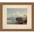 thumbnail image 1 of A Mandan village, plate 16 from Volume 1 of 'Travels in the Interior of North America' 34x28 Large Gold Ornate Wood Framed Canvas Art by Karl Bodmer, 1 of 2