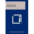 thumbnail image 1 of A Manual Of Foraminifera (Paperback), 1 of 1