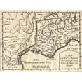 thumbnail image 1 of A Map Of The Route Hannibal Took Through Gaul And Over The Alps Into Italy Poster Print, 1 of 2