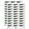 thumbnail image 1 of A-Mason Amazing Work Jar Teacher Student School Sticker Set - White - Gloss Finish - 1.75" Medium, 1 of 7
