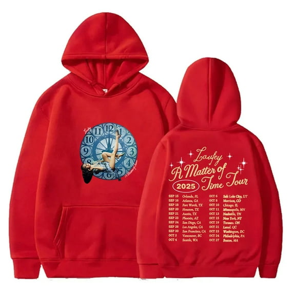 A Matter Of Time Tour 2025 Hoodies Merch Women Men Fashion Long Sleeve Sweatshirts