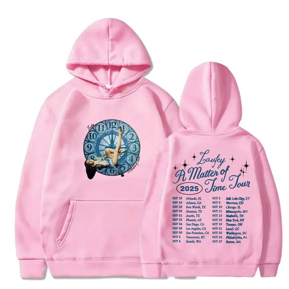 A Matter Of Time Tour 2025 Hoodies Merch Women Men Fashion Long Sleeve Sweatshirts