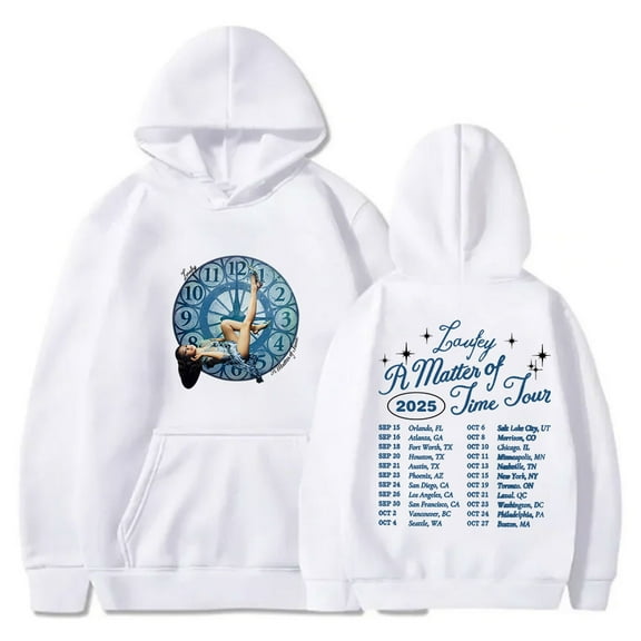 A Matter Of Time Tour 2025 Hoodies Merch Women Men Fashion Long Sleeve Sweatshirts