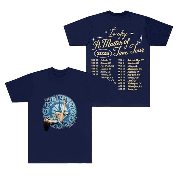 A Matter Of Time Tour 2025 T-Shirts Merch Women Men Fashion Crewneck Short Sleeve Tee