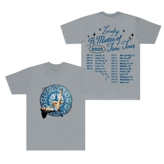 A Matter Of Time Tour 2025 T-Shirts Merch Women Men Fashion Crewneck Short Sleeve Tee