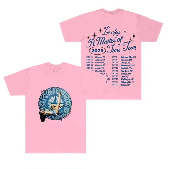 A Matter Of Time Tour 2025 T-Shirts Merch Women Men Fashion Crewneck Short Sleeve Tee