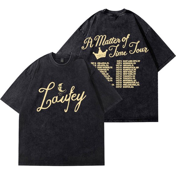 A Matter Of Time Tour Dates Vintage Wash T-Shirts Women Men Fashion Cotton Short Sleeve Tee