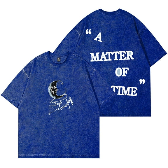 A Matter Of Time Vintage Wash T-Shirts 2025 Tour Merch Women Men Cotton Short Sleeve Tee