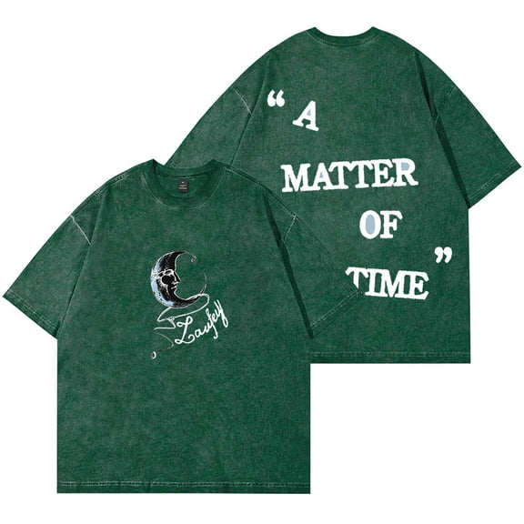 A Matter Of Time Vintage Wash T-Shirts 2025 Tour Merch Women Men Cotton Short Sleeve Tee