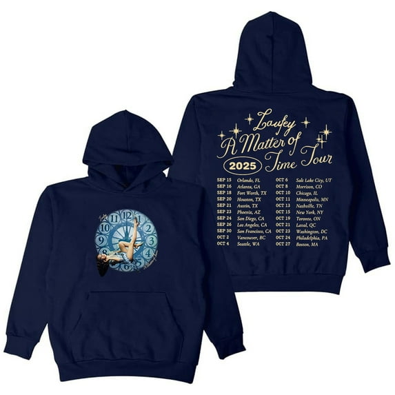 A Matter of Time Tour 2025 Hoodie Long Sleeve Streetwear Men Women Hooded Sweatshirts