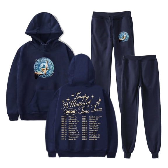 A Matter of Time Tour 2025 Hoodies Jogger Pants Two Piece Sets Sweatshirts Sweatpants Men Women's Set