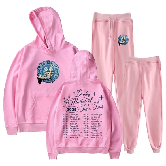 A Matter of Time Tour 2025 Hoodies Jogger Pants Two Piece Sets Sweatshirts Sweatpants Men Women's Set