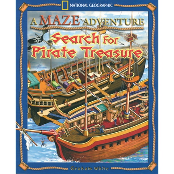 Pre-Owned Maze Adventure: Search for Pirate Treasure, A  Adventures Paperback Graham White