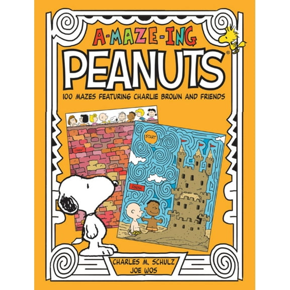 A-Maze-Ing Peanuts: 100 Mazes Featuring Charlie Brown and Friends (Paperback)