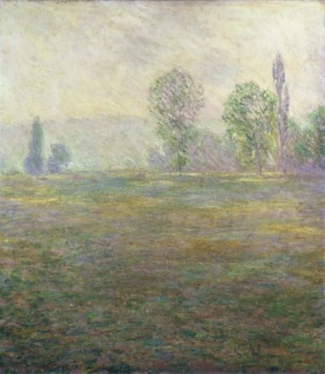 A Meadow in Giverny Claude Monet (1840-1926French) Oil on canvas Hermitage Museum St Petersburg Canvas Art - Claude Monet (24 x 36)