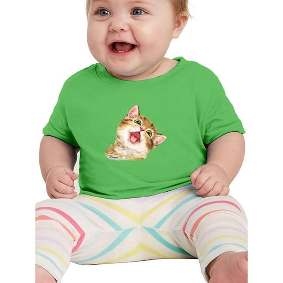 A Meowing Kitten T-Shirt Infant -Kayomi Harai Designs,  24 Months