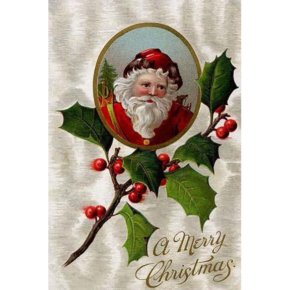 A Merry Christmas- Fine Art Canvas Print (20" x 30")