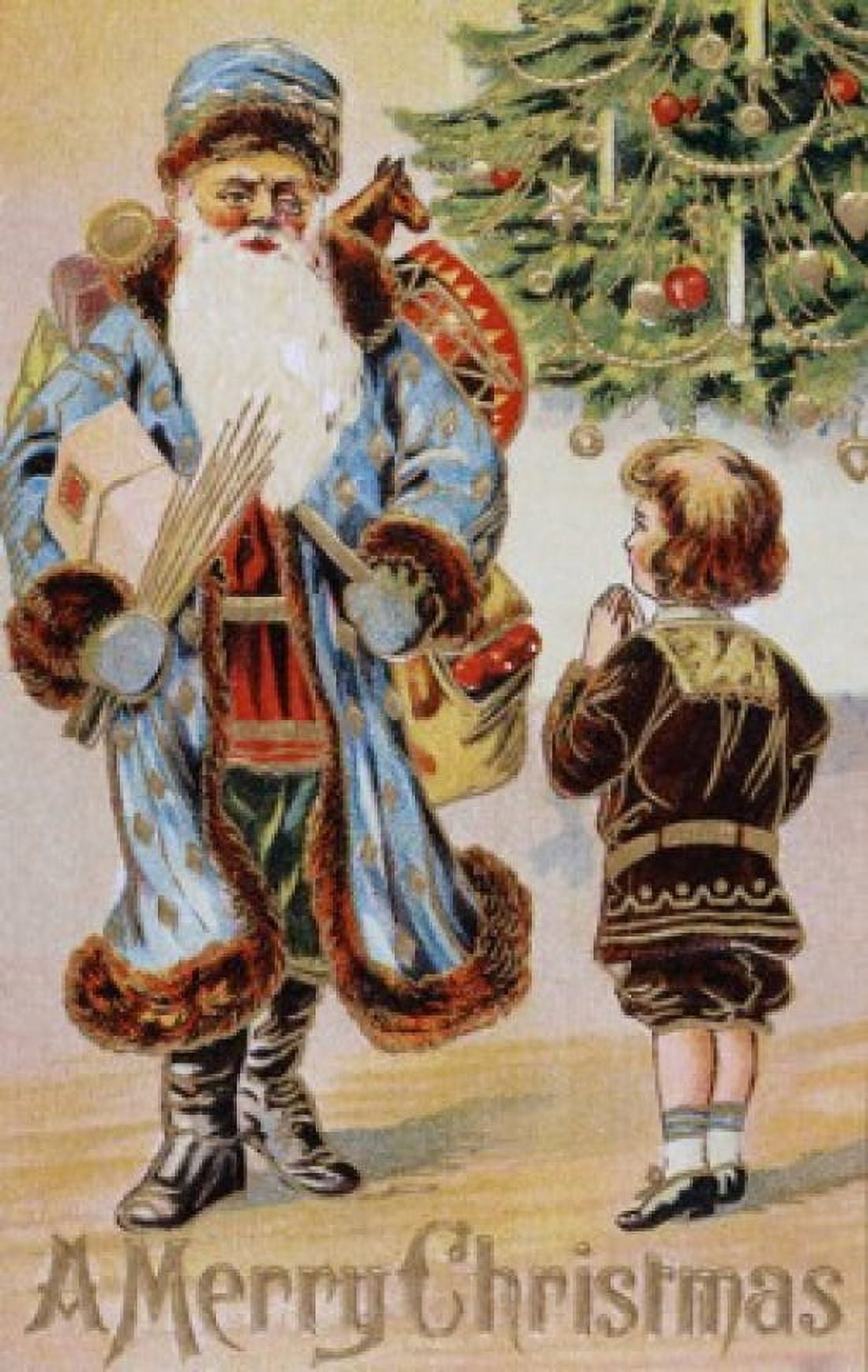 A Merry Christmas Nostalgia Cards Canvas Art - (18 x 24)