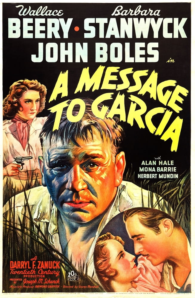 A Message To Garcia U Canvas Art - (24 x 36)