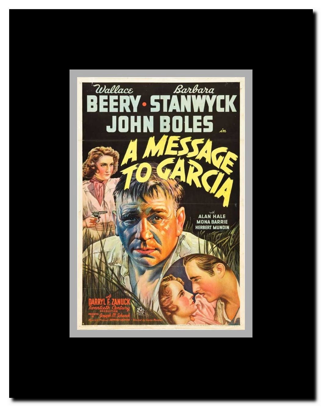 A Message to Garcia Framed Movie Poster
