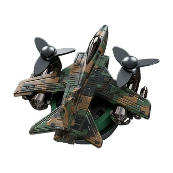 A Metal Airplane Car Perfume Diffuser With Fan Function And Decorative Look For Vehicle Interior