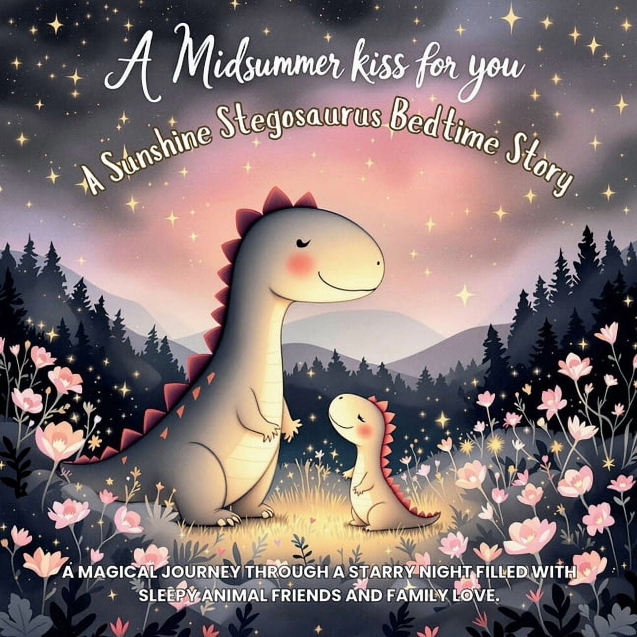 Starry Midsummer A Midsummer Kiss for You: A Sunshine Stegosaurus Bedtime Story: A ...