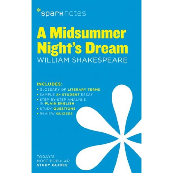 Pre-Owned A Midsummer Night's Dream Sparknotes Literature Guide (Paperback) 1411469615 9781411469617