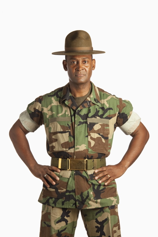 A Military Man Canvas Art - Ron Nickel Design Pics (24 x 38)