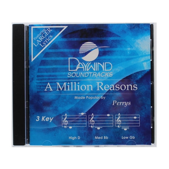 A Million Reasons Made Popular by Perrys NEW CD Accompaniment