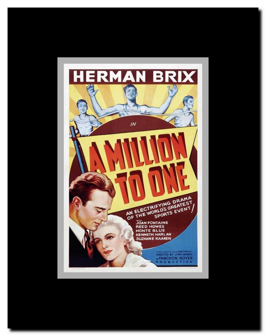 A Million to One Framed Movie Poster