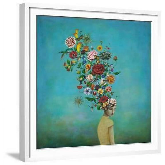 A Mindful Garden, Botanical Figurative Framed Art Print Wall Art by Duy Huynh Sold by Art.Com