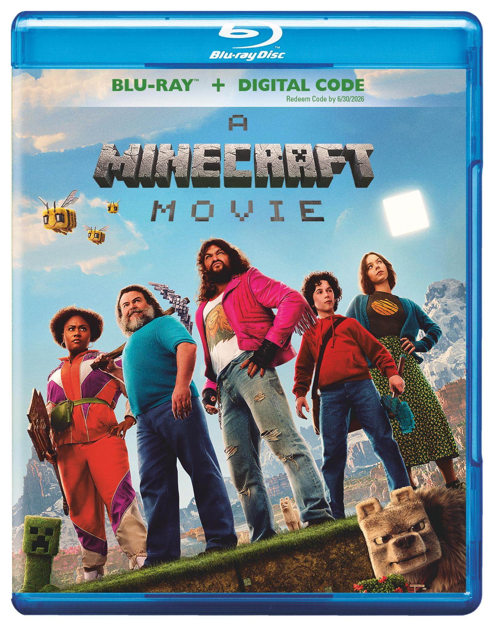 Walmart Black Friday Deals 2025 A Minecraft Movie (Blu-ray + Digital Copy), Family, Warner Bros.