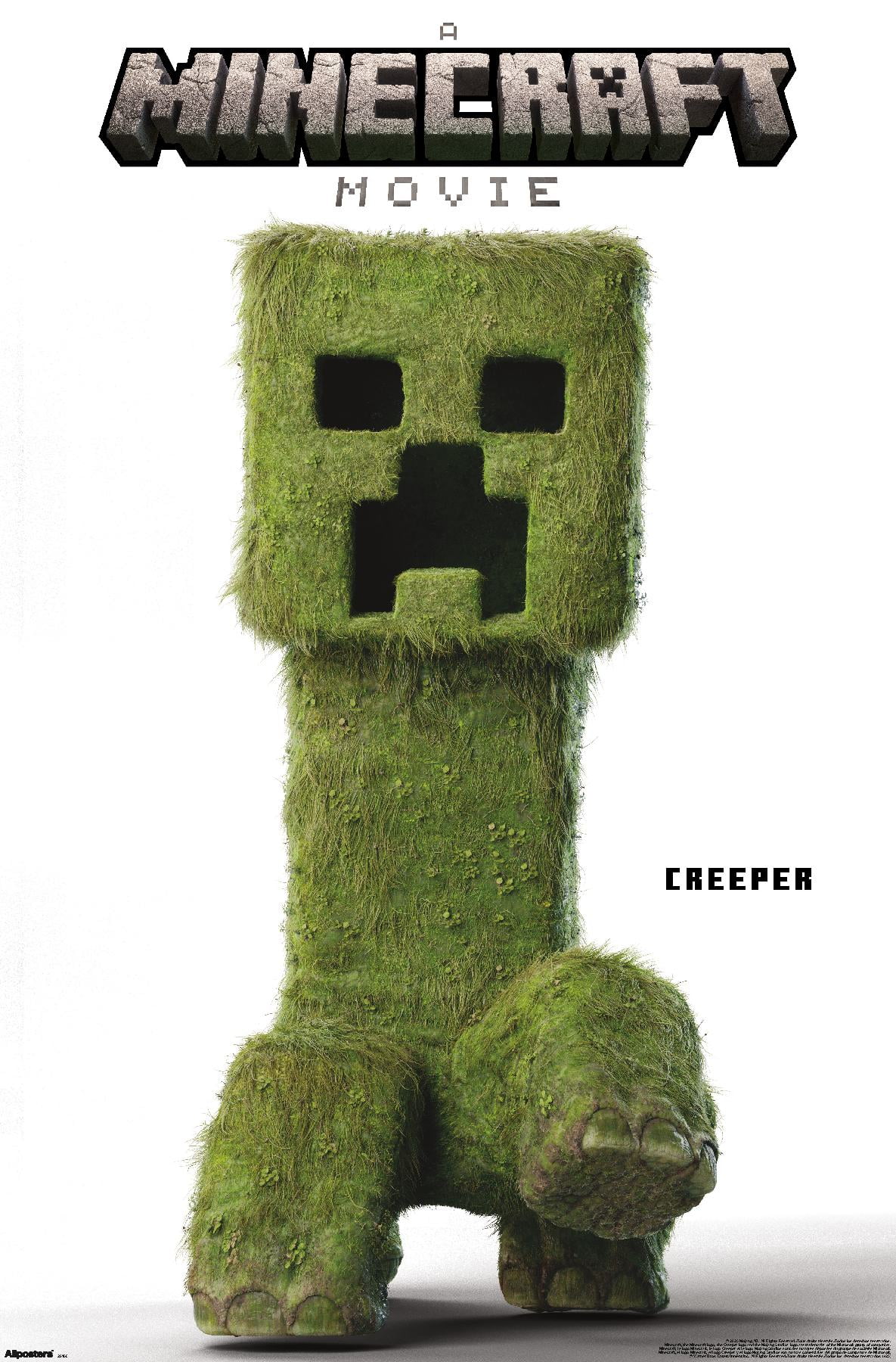 A Minecraft Movie - Creeper Feature Series Wall Poster, 22.375" x 34 ...