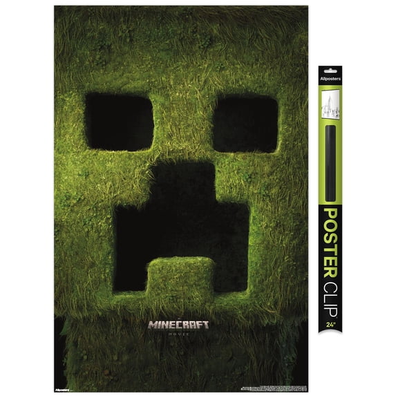 A Minecraft Movie - Creeper Teaser One Sheet Wall Poster, 22.375" x 34"