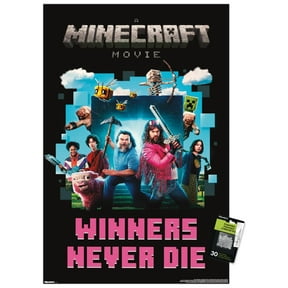 A Minecraft Movie - Group Wall Poster with Push Pins, 22.375" x 34"