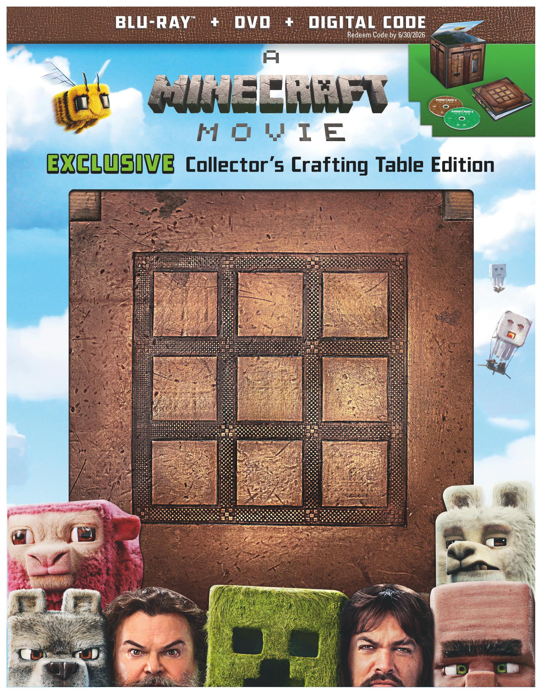 A Minecraft Movie (Walmart Exclusive) (Crafting Edition) (Blu-ray + DVD + Digital Copy), Family, Warner Bros.